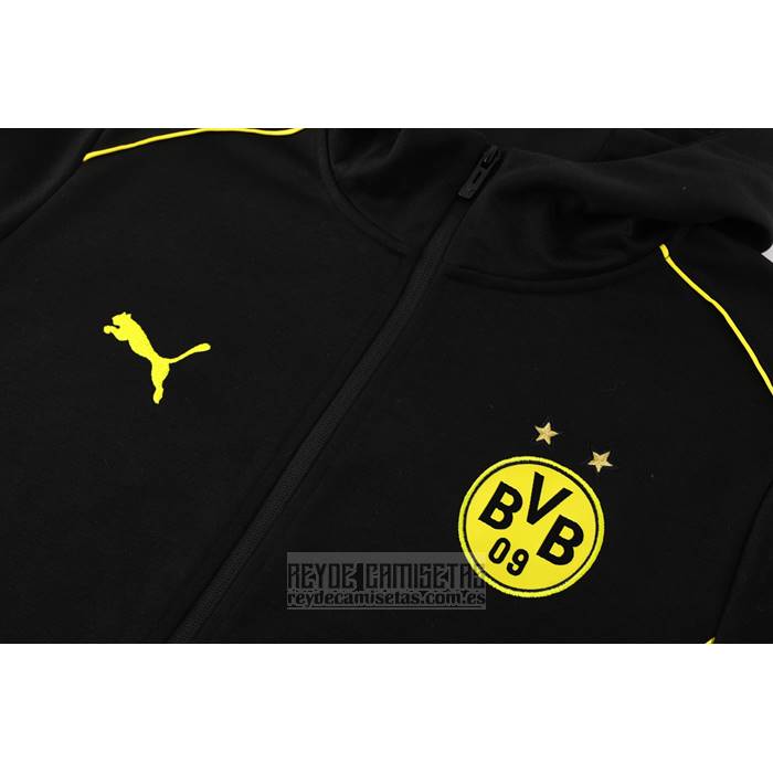 Chandal con Capucha del Borussia Dortmund 2024 Negro